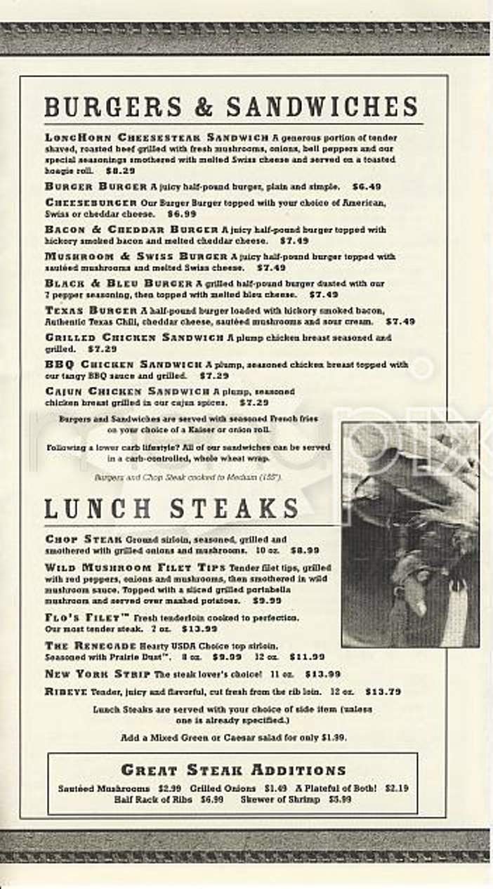 Menu page 1