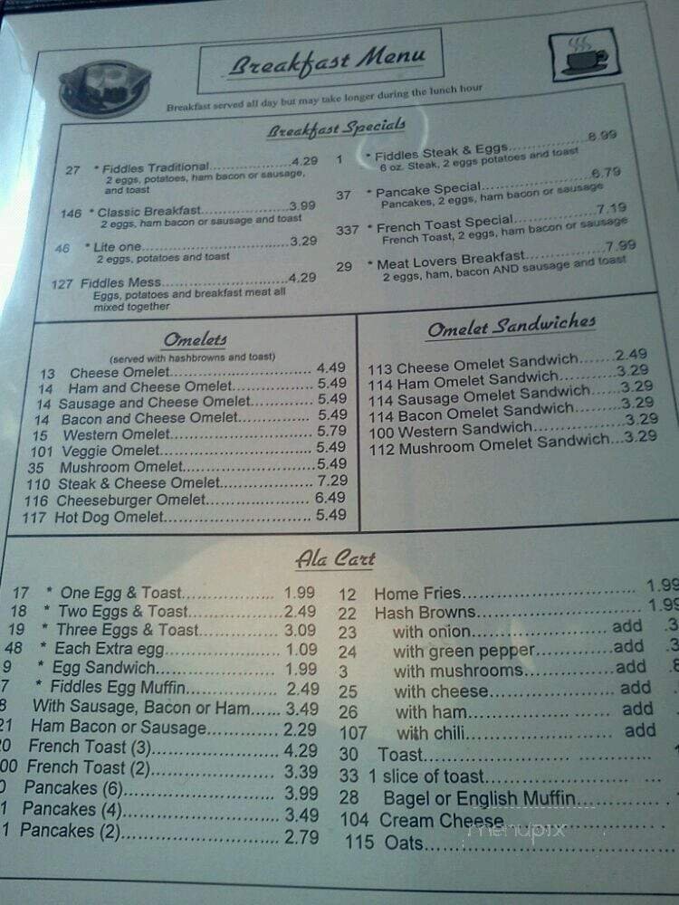 Menu page 2