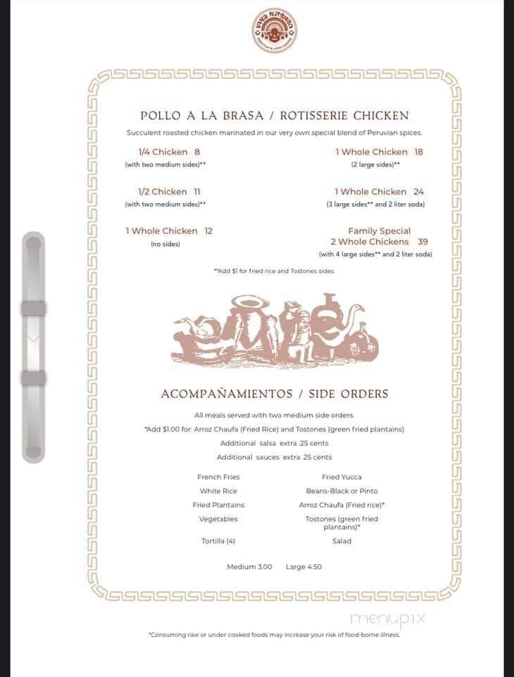 Menu page 2