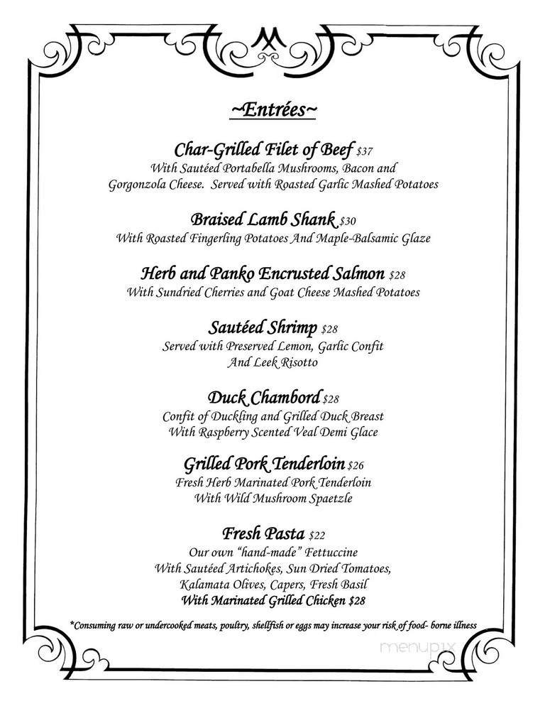 Menu page 2