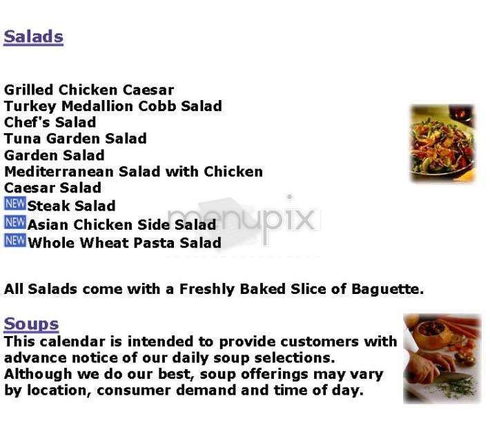 Menu page 6