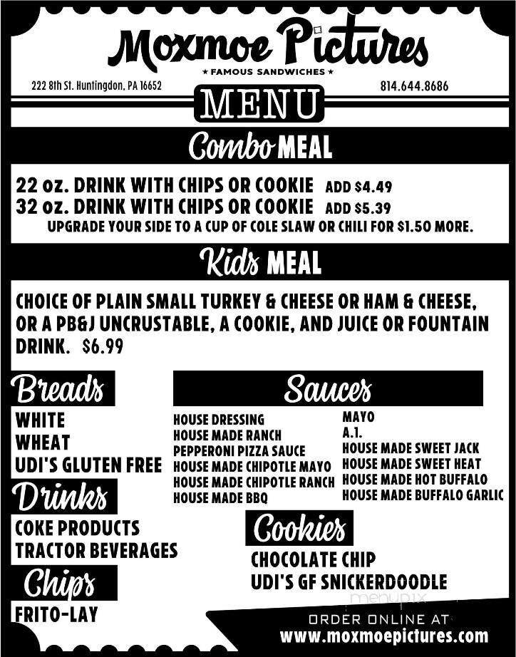 Menu page 2