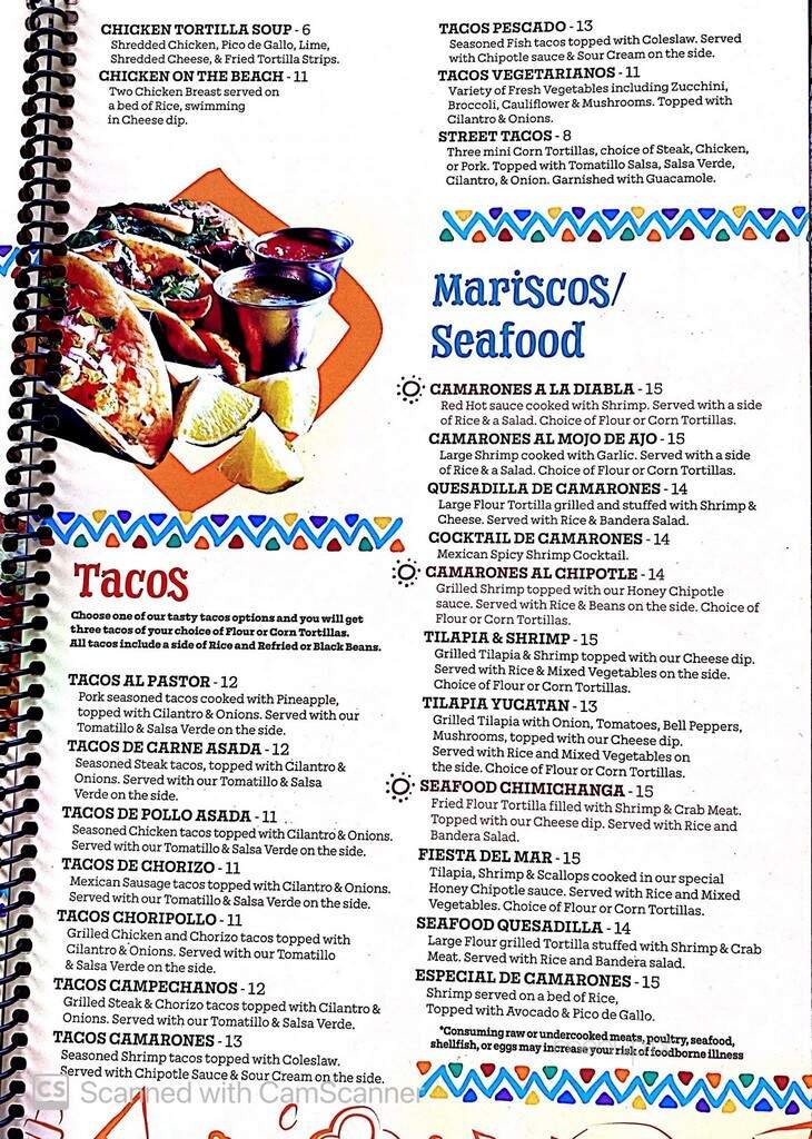 Menu page 2