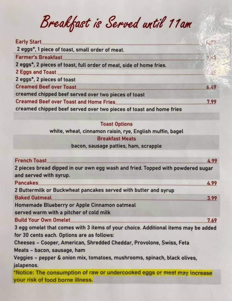 Menu page 2