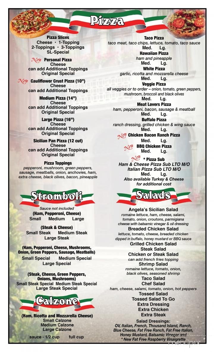 Menu page 2