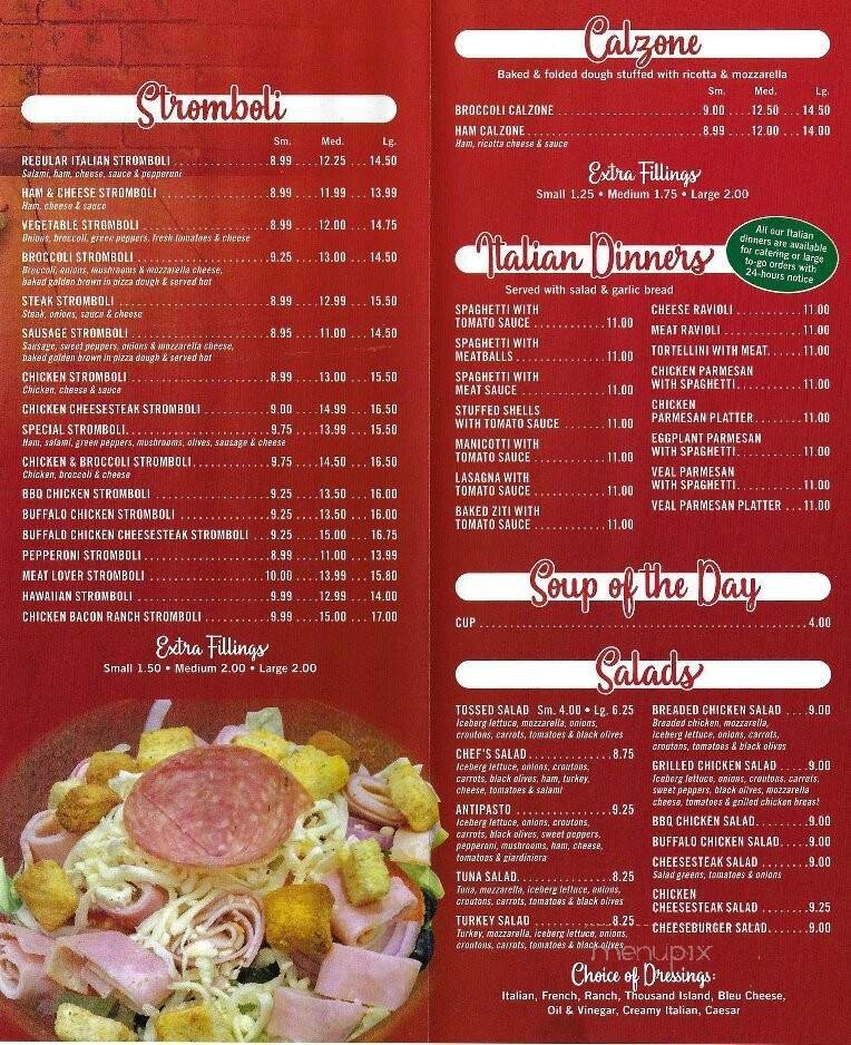 Menu page 2