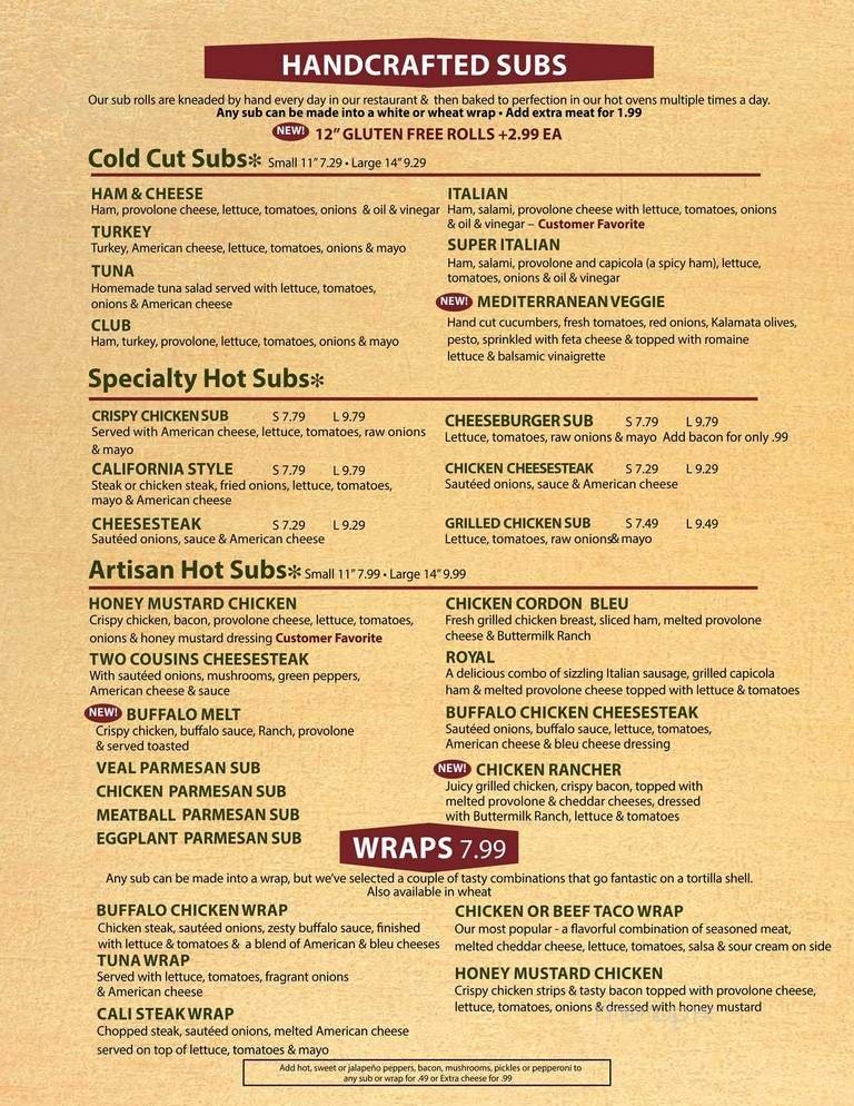 Menu page 2