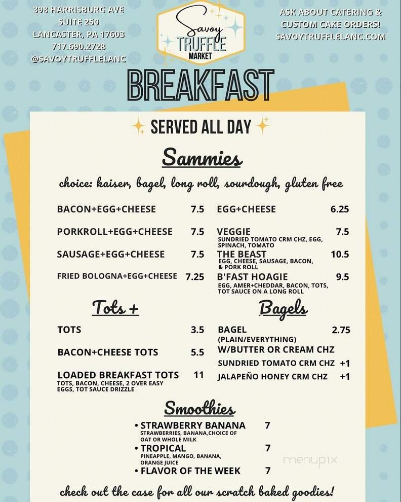 Menu page 1