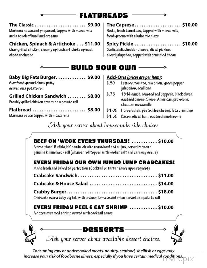 Menu page 2