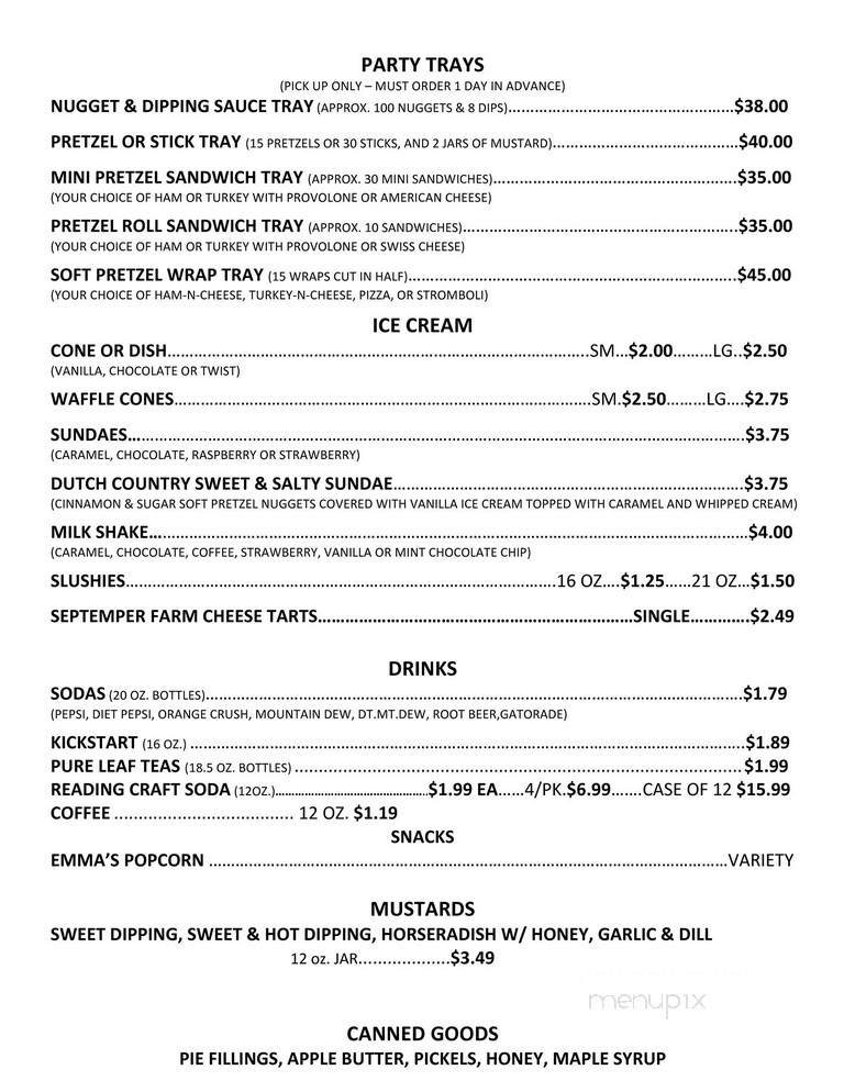 Menu page 2