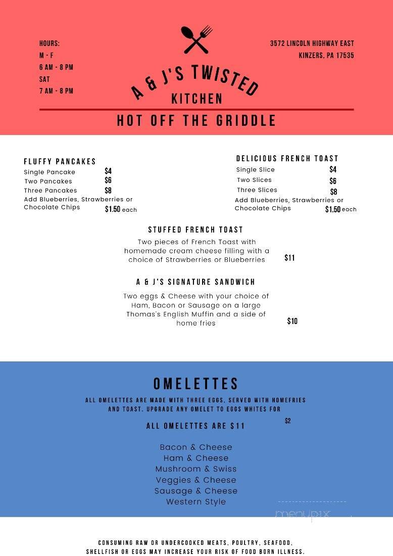 Menu page 2