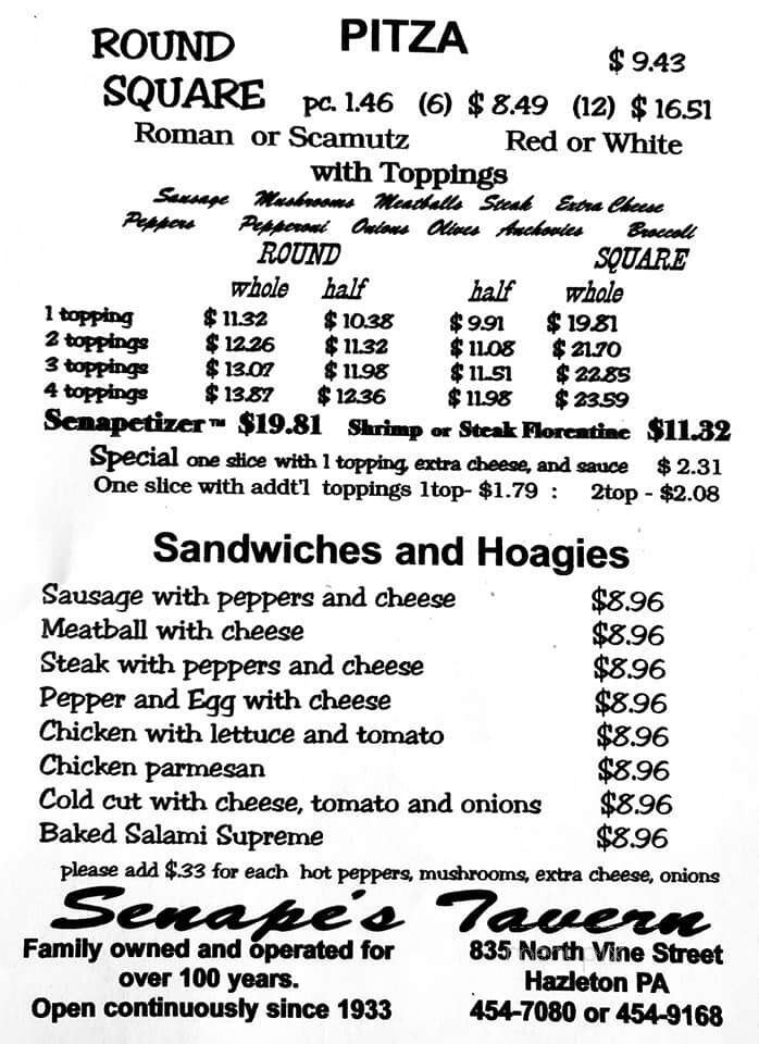Menu page 2
