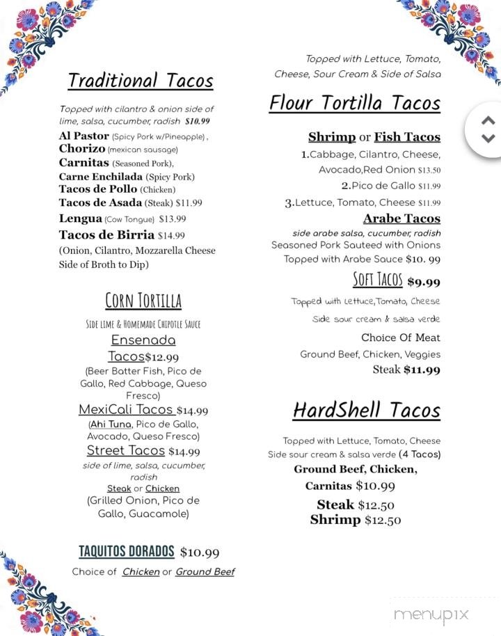 Menu page 2