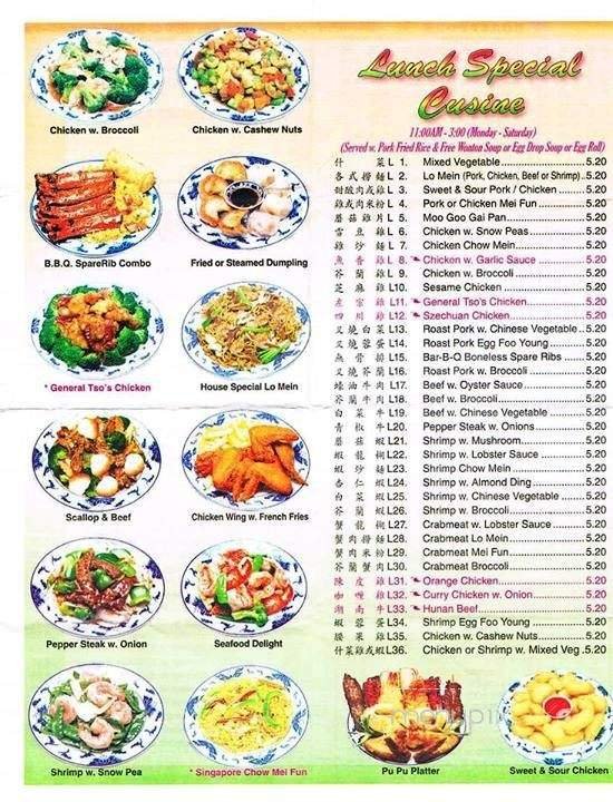 Menu page 2