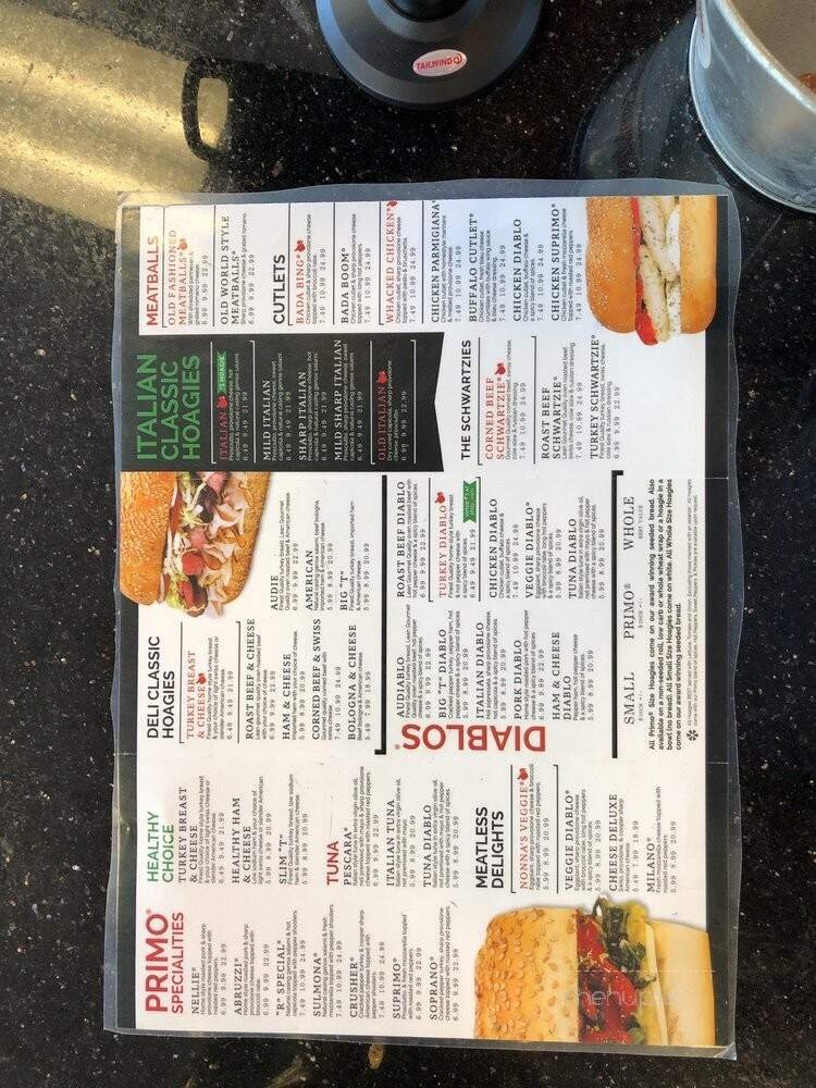 Menu page 1