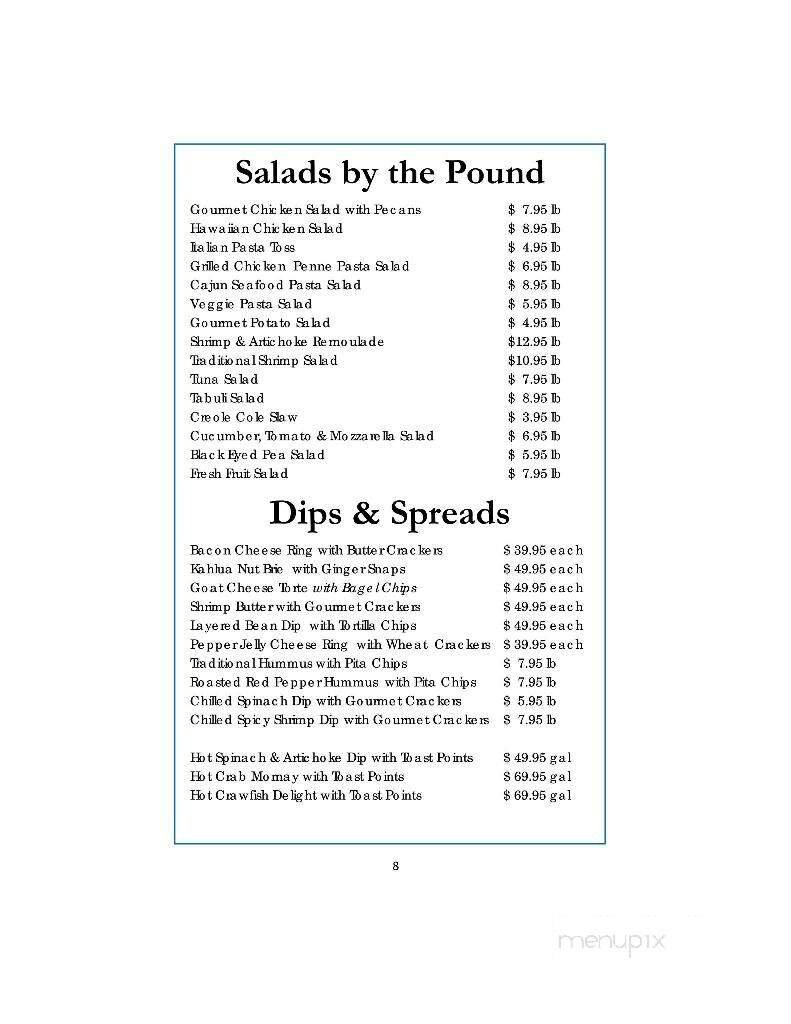 Menu page 3