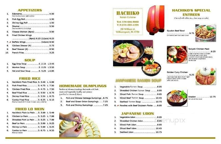 Menu page 2