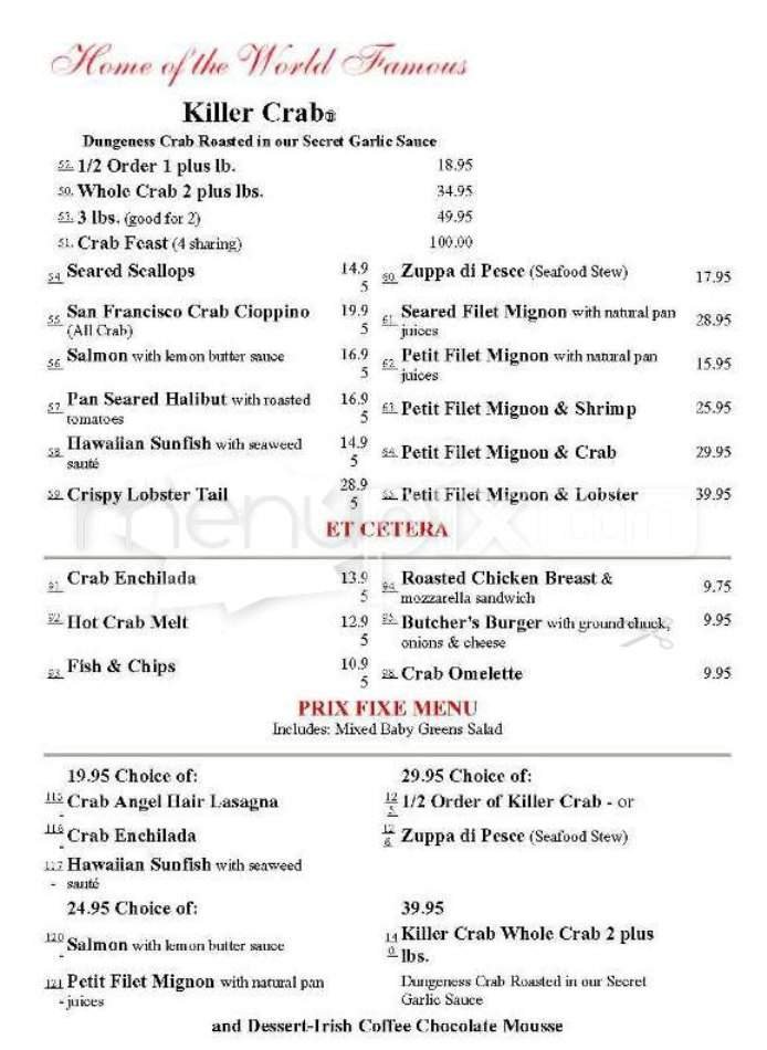 Menu page 2