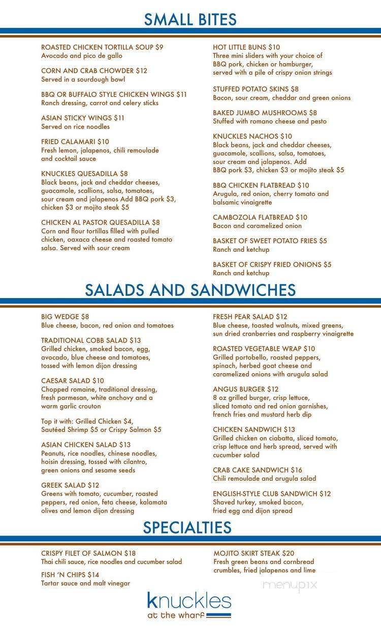 Menu page 1