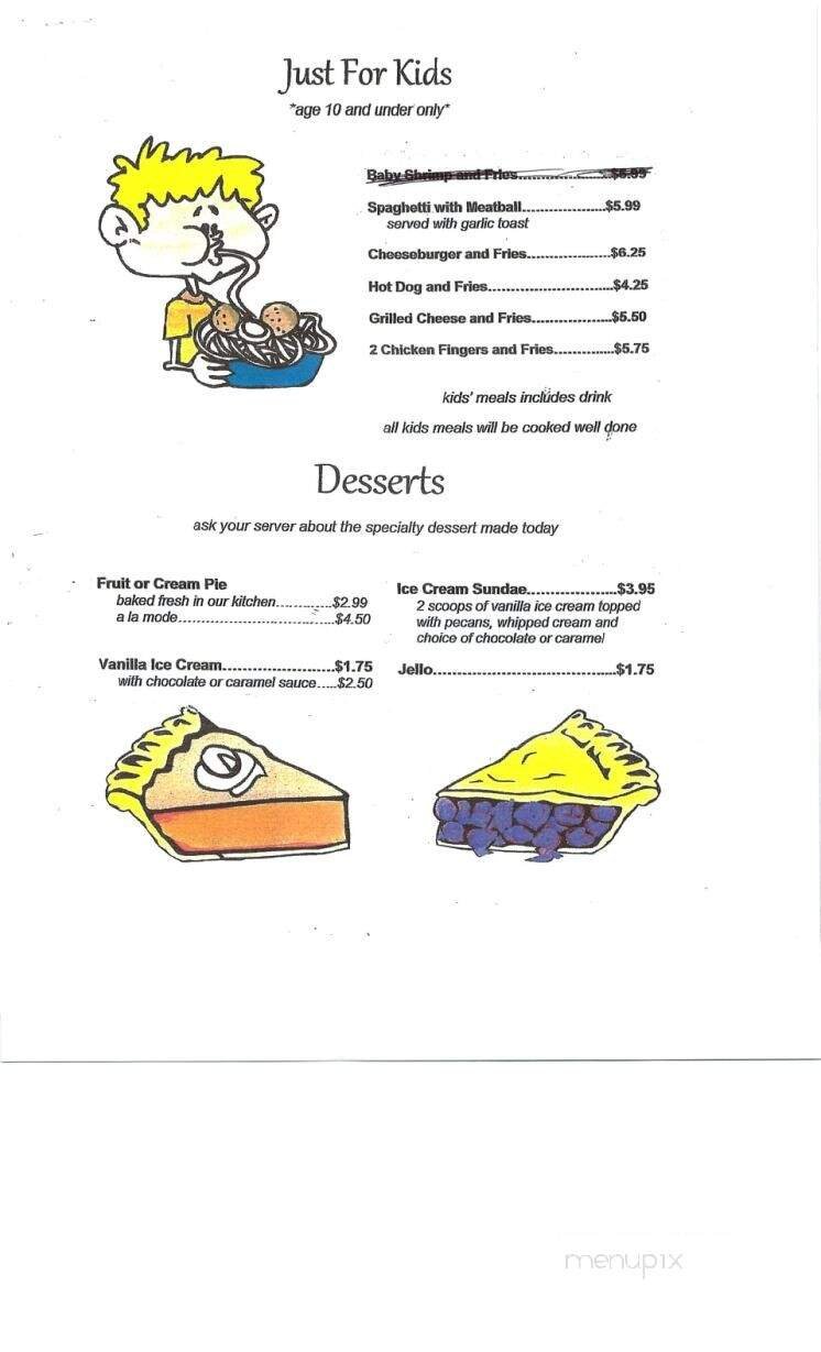 Menu page 1