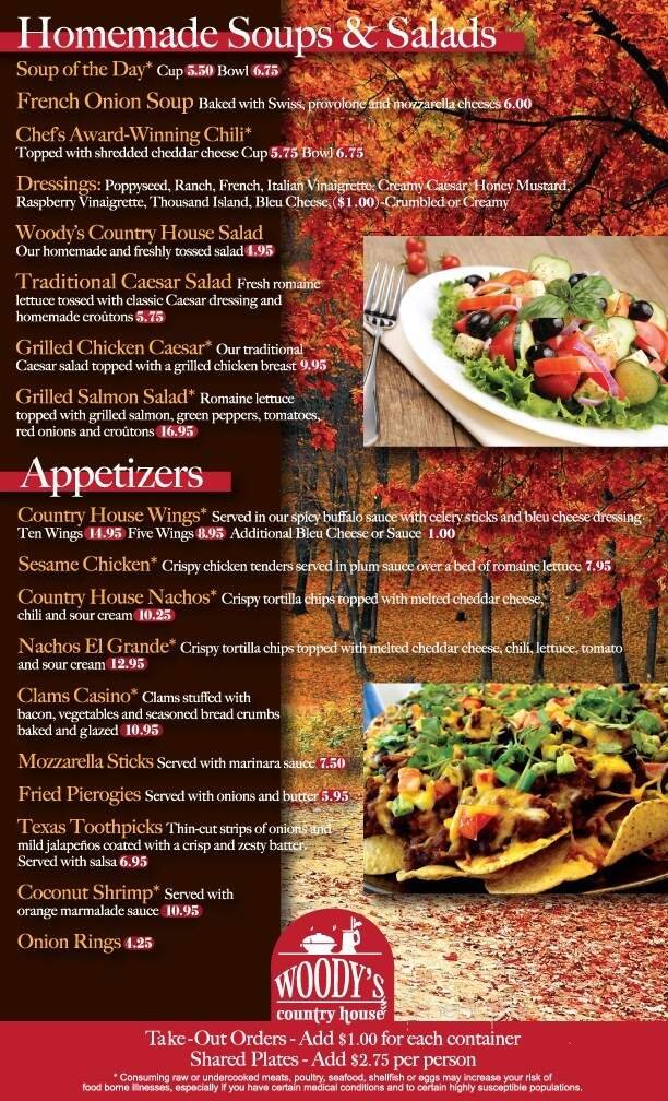 Menu page 1