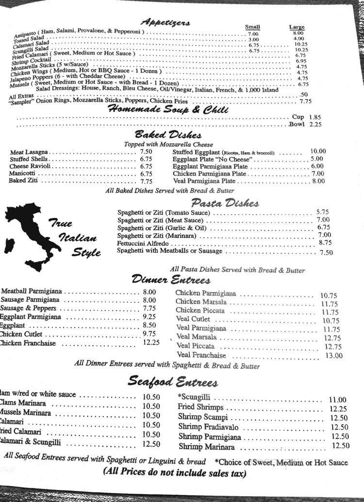 Menu page 2
