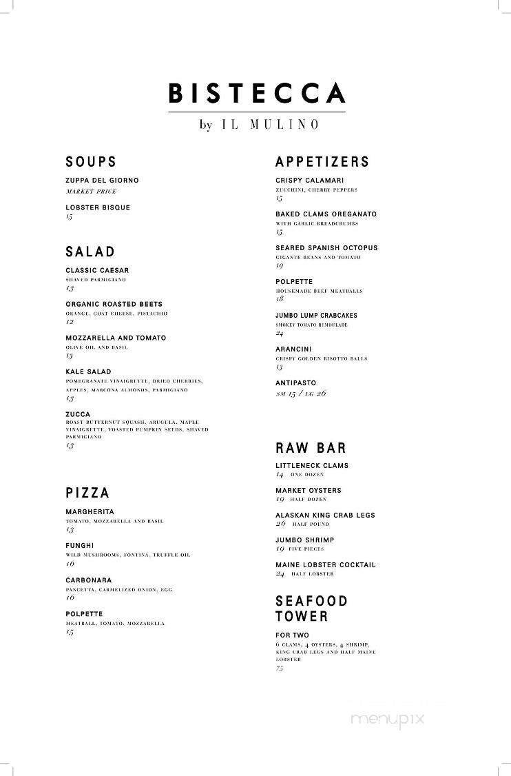 Menu page 1