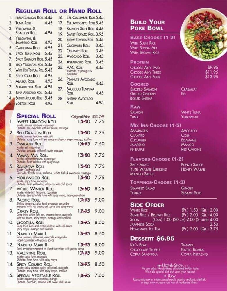 Menu page 2