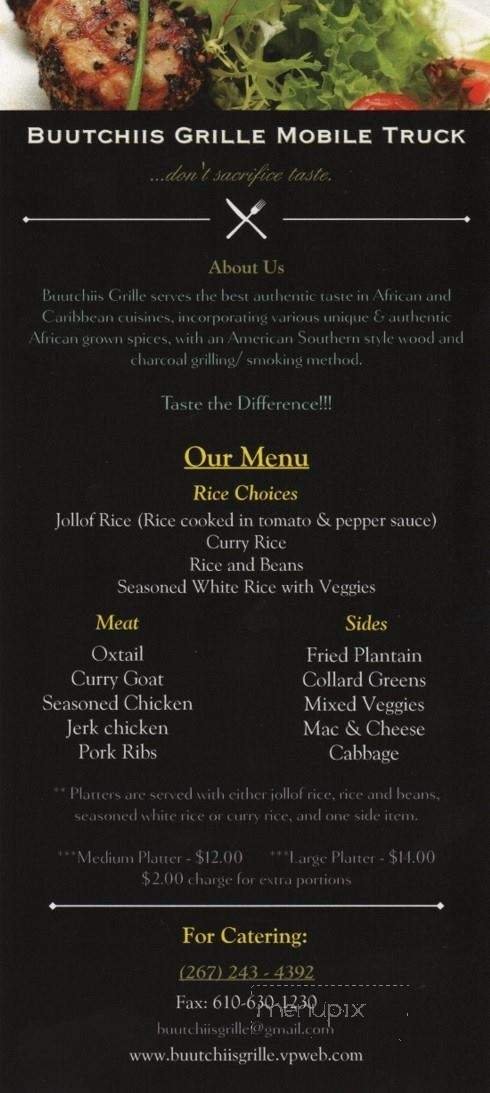 Menu page 1