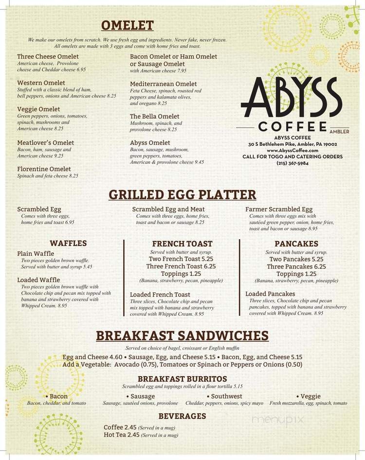 Menu page 2
