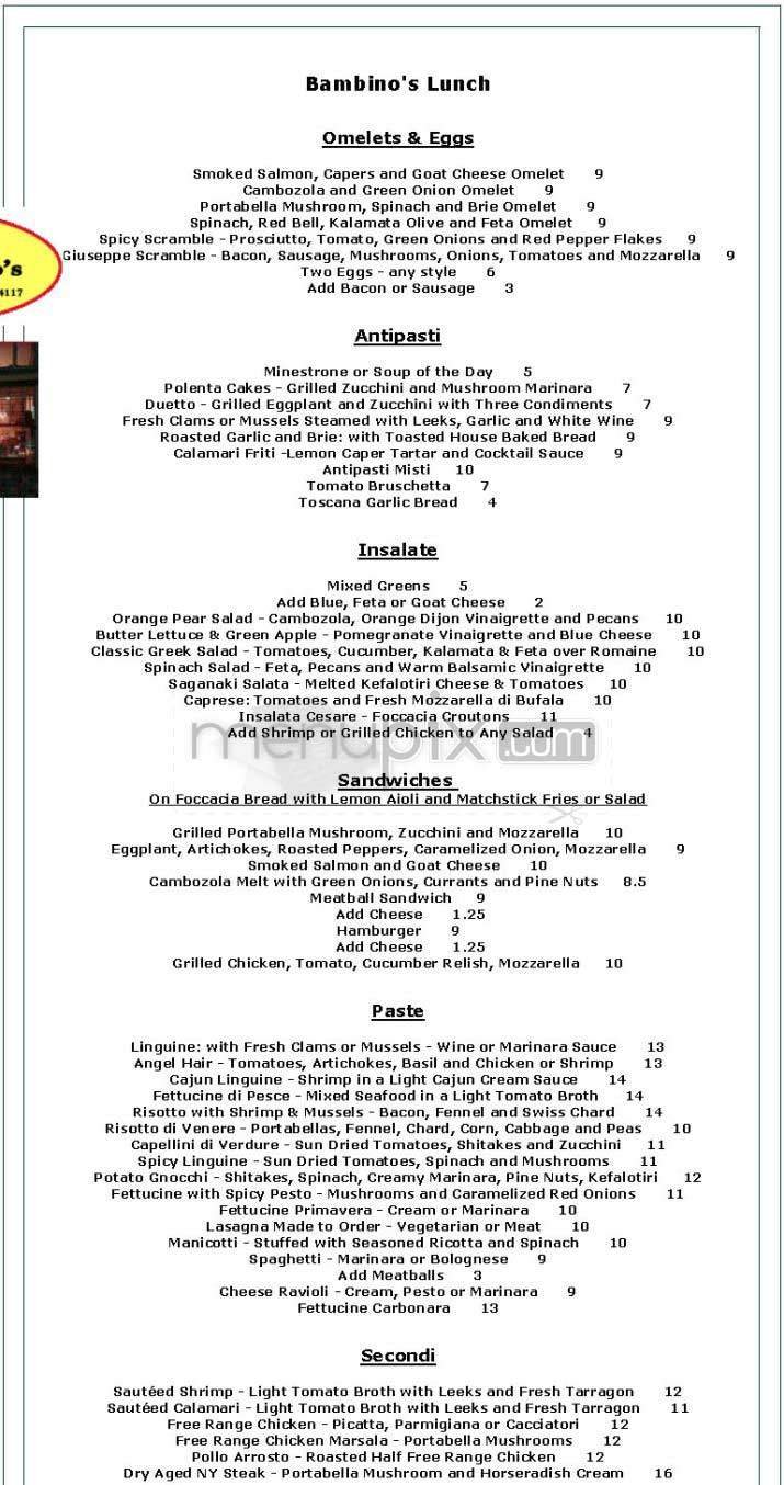 Menu page 2