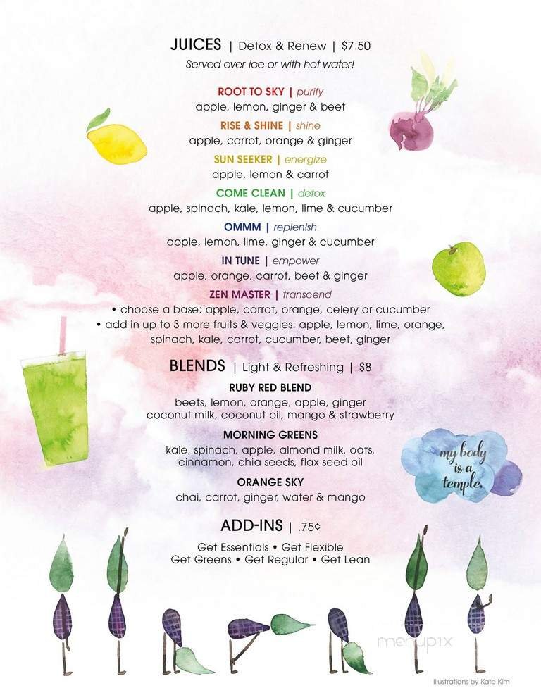 Menu page 2