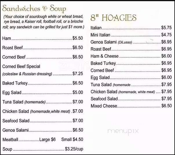 Menu page 2
