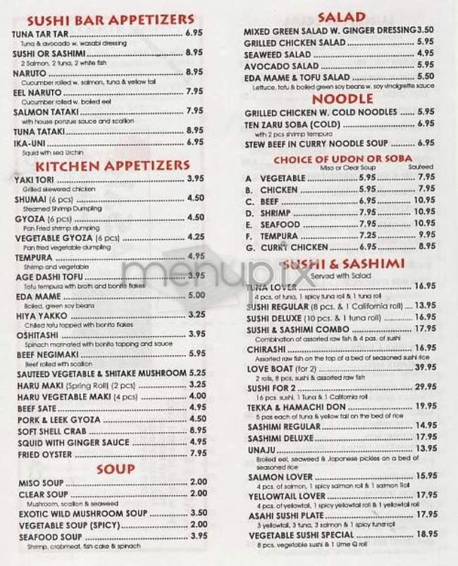 Menu page 2