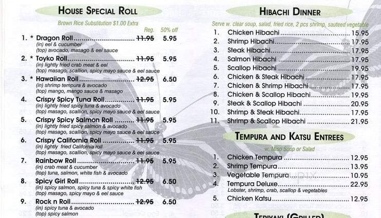 Menu page 2