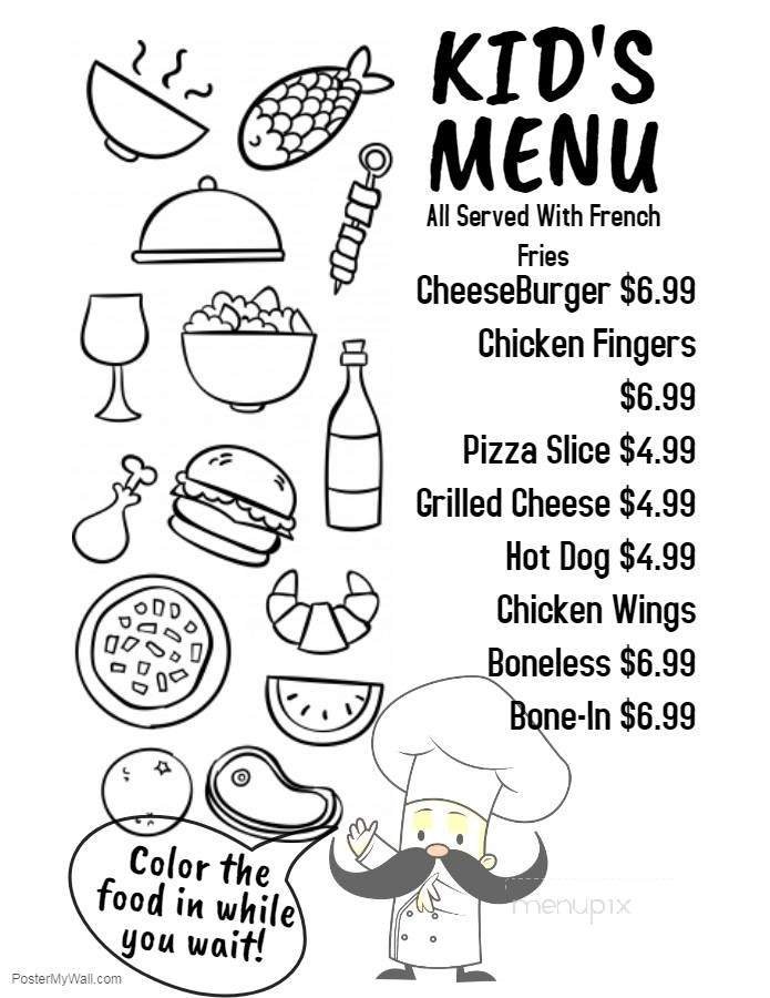 Menu page 1