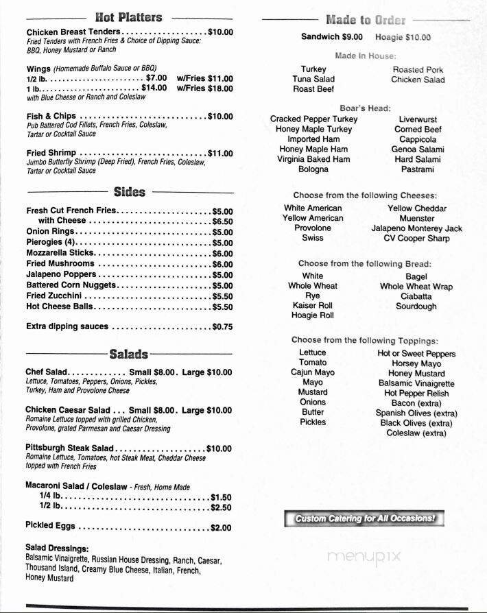 Menu page 2