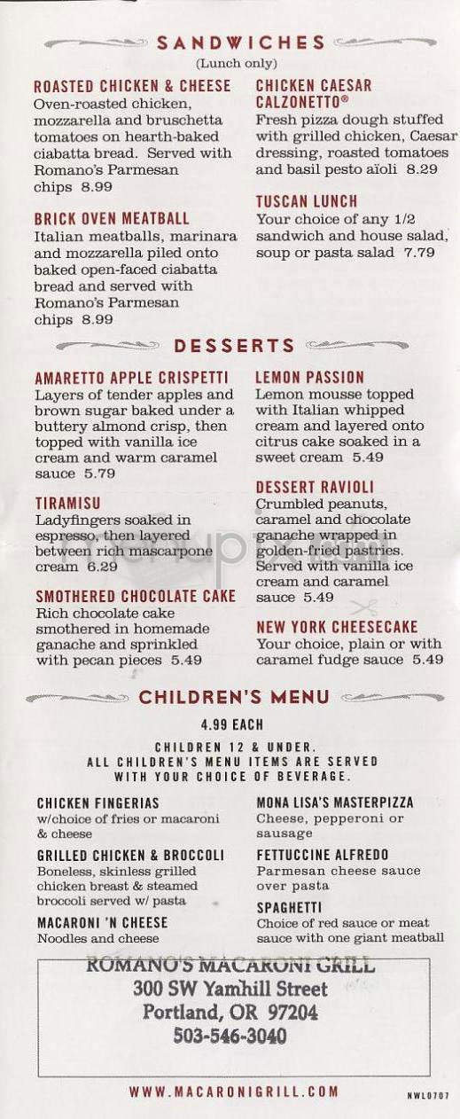 Menu page 4
