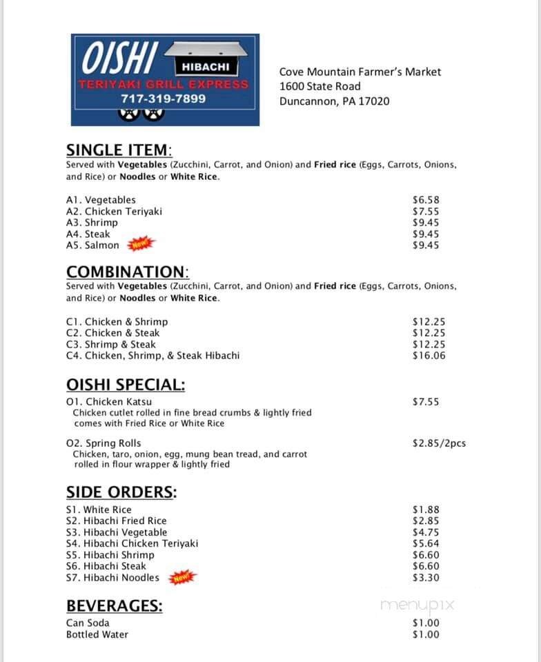 Menu page 2