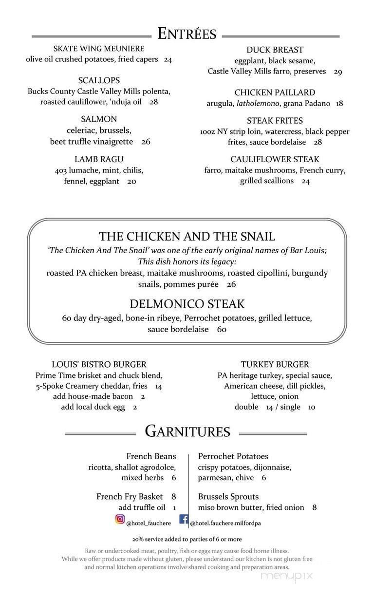 Menu page 1