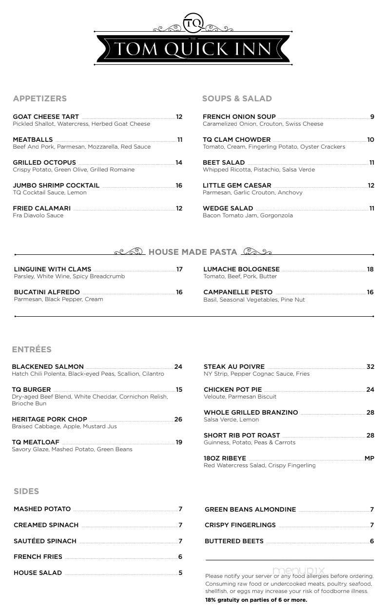 Menu page 1