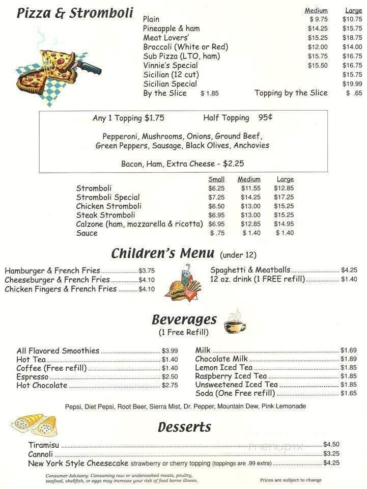 Menu page 2