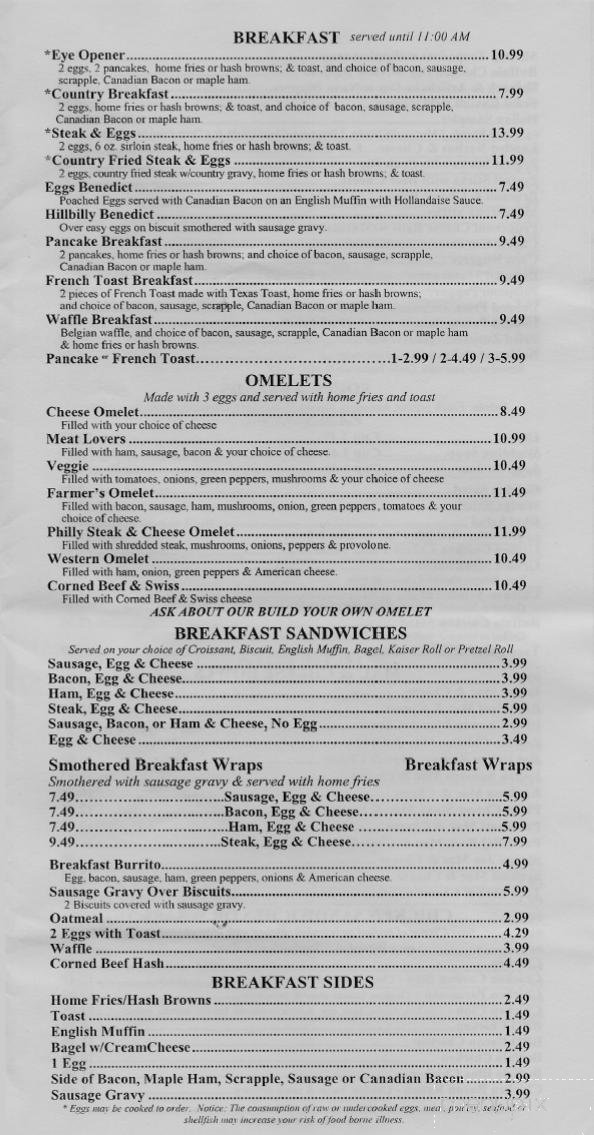 Menu page 2