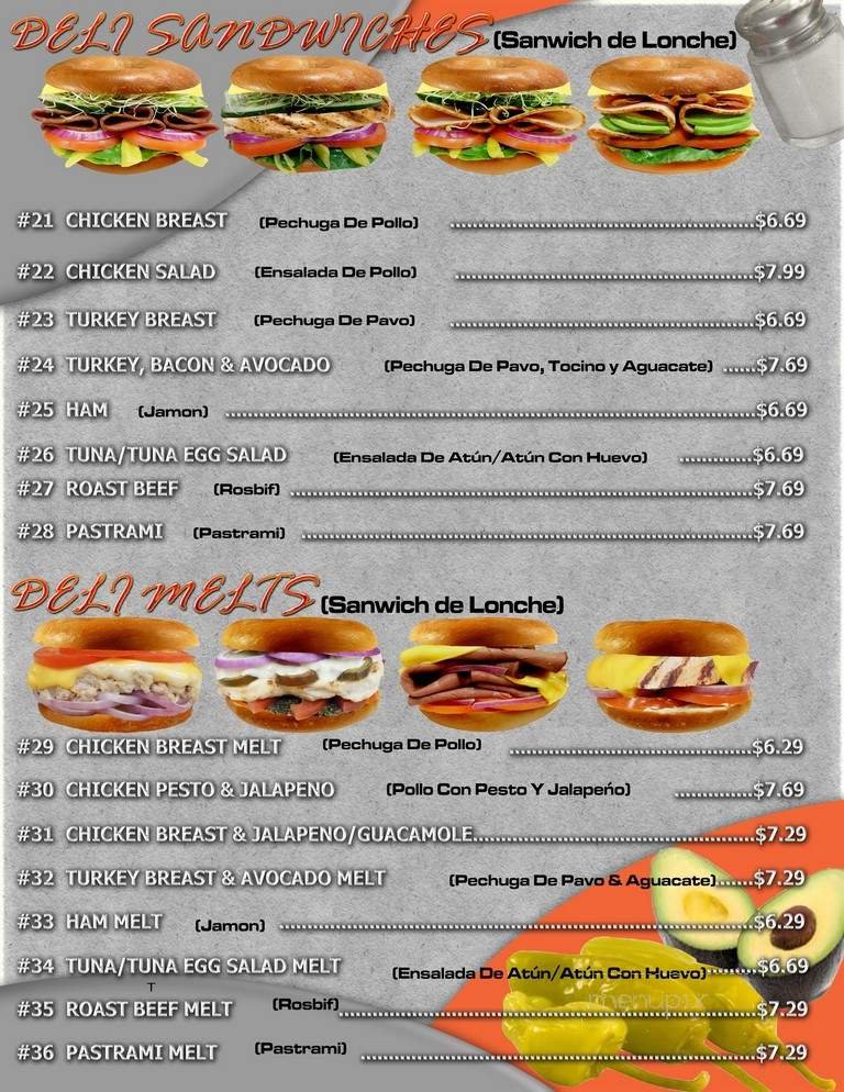 Menu page 3