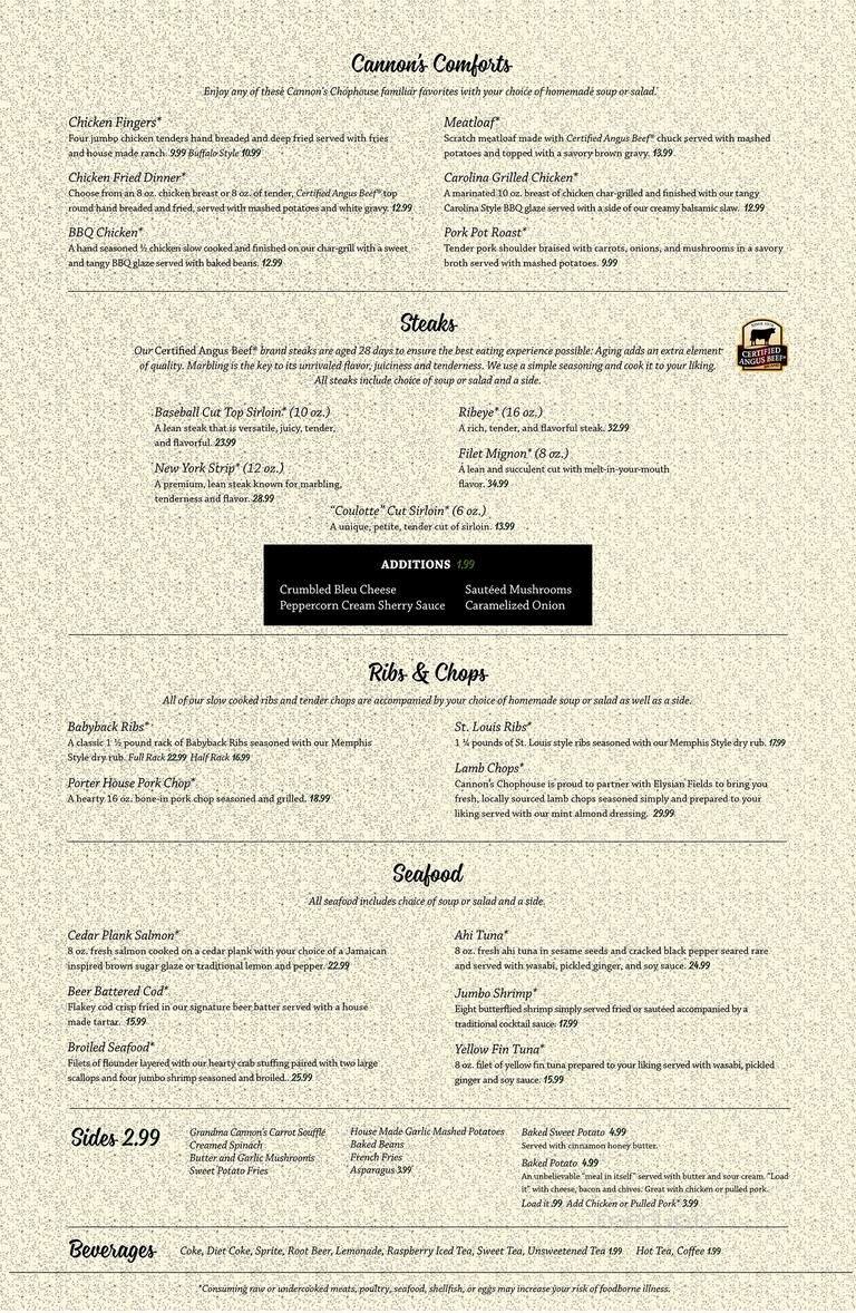 Menu page 2