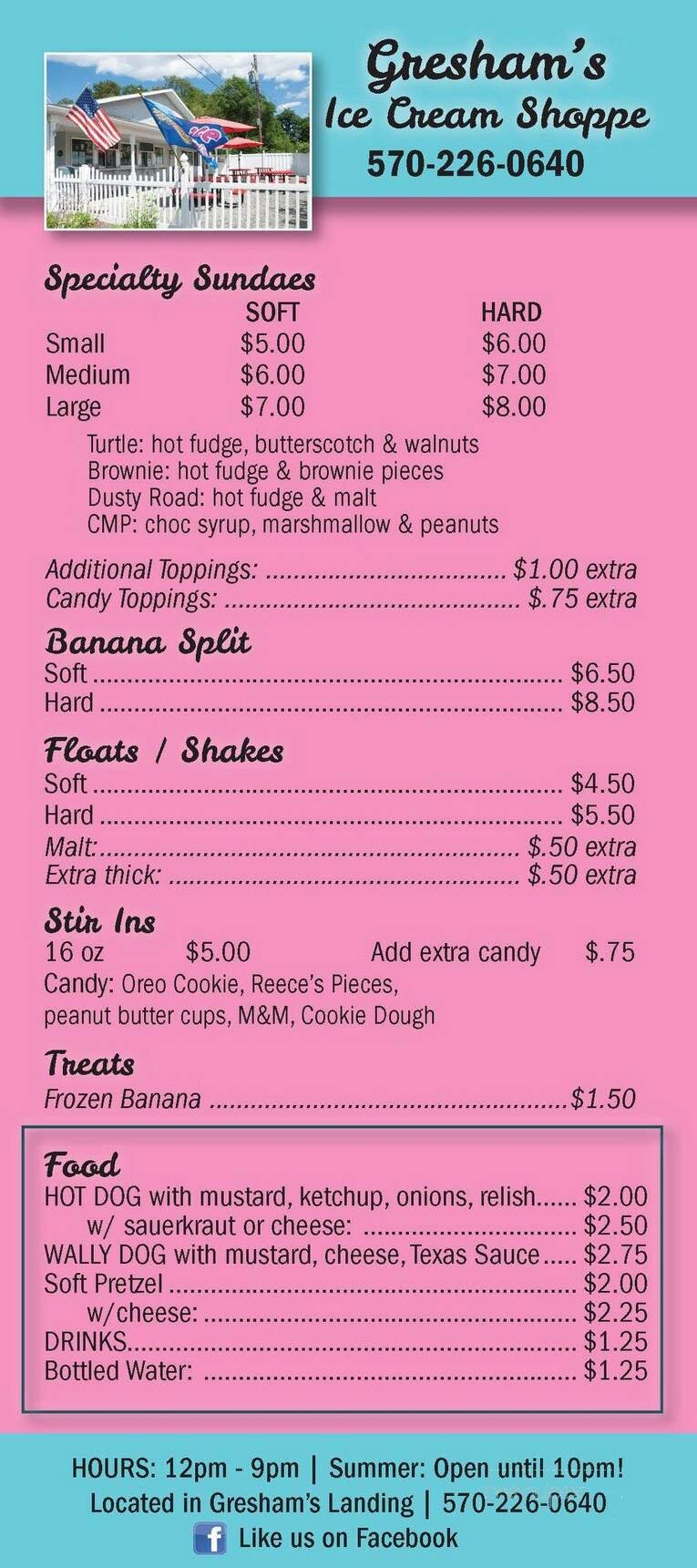 Menu page 2