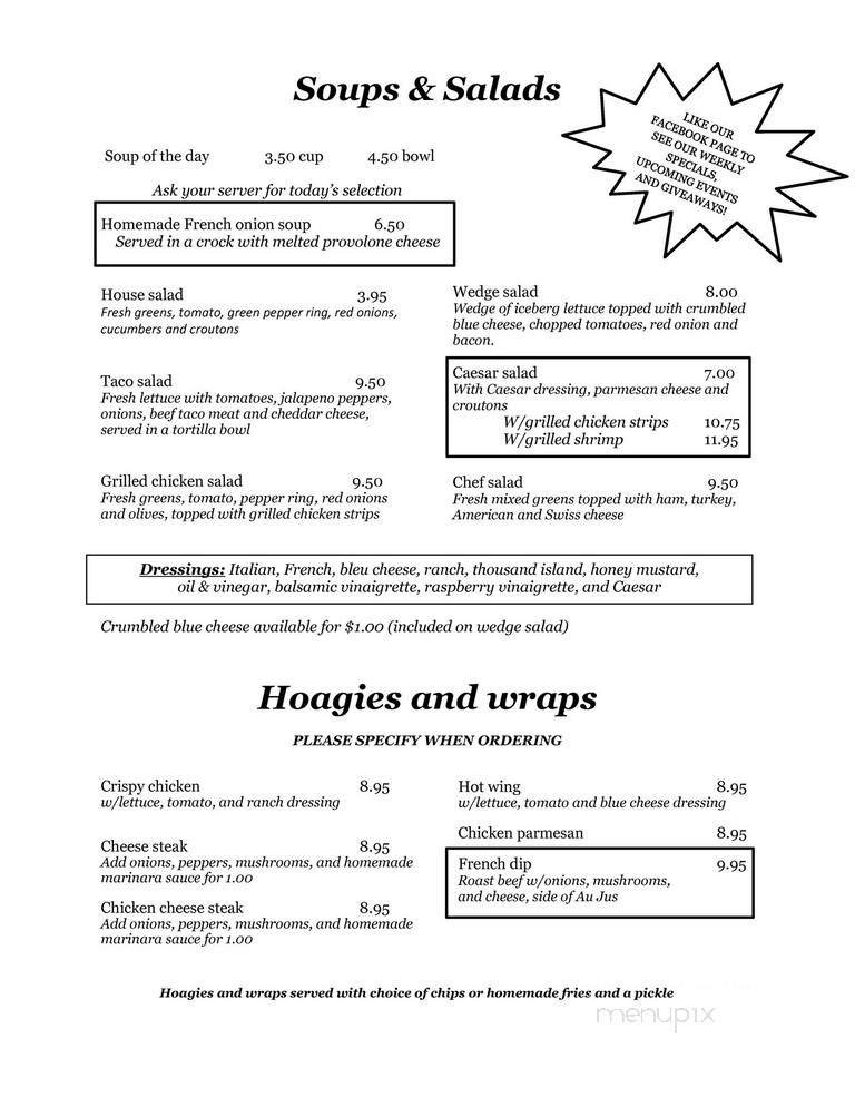 Menu page 2