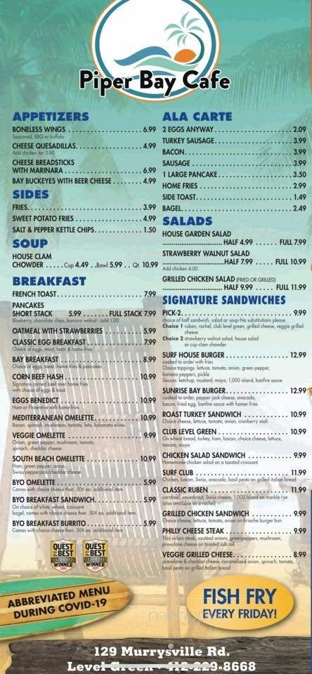 Menu page 2
