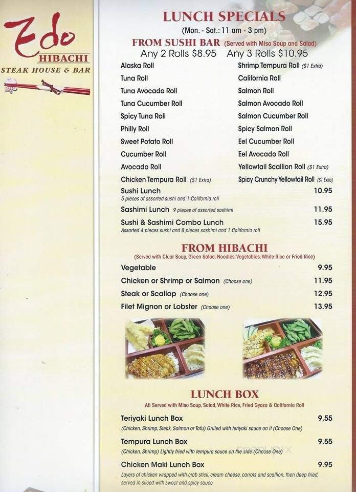 Menu page 1