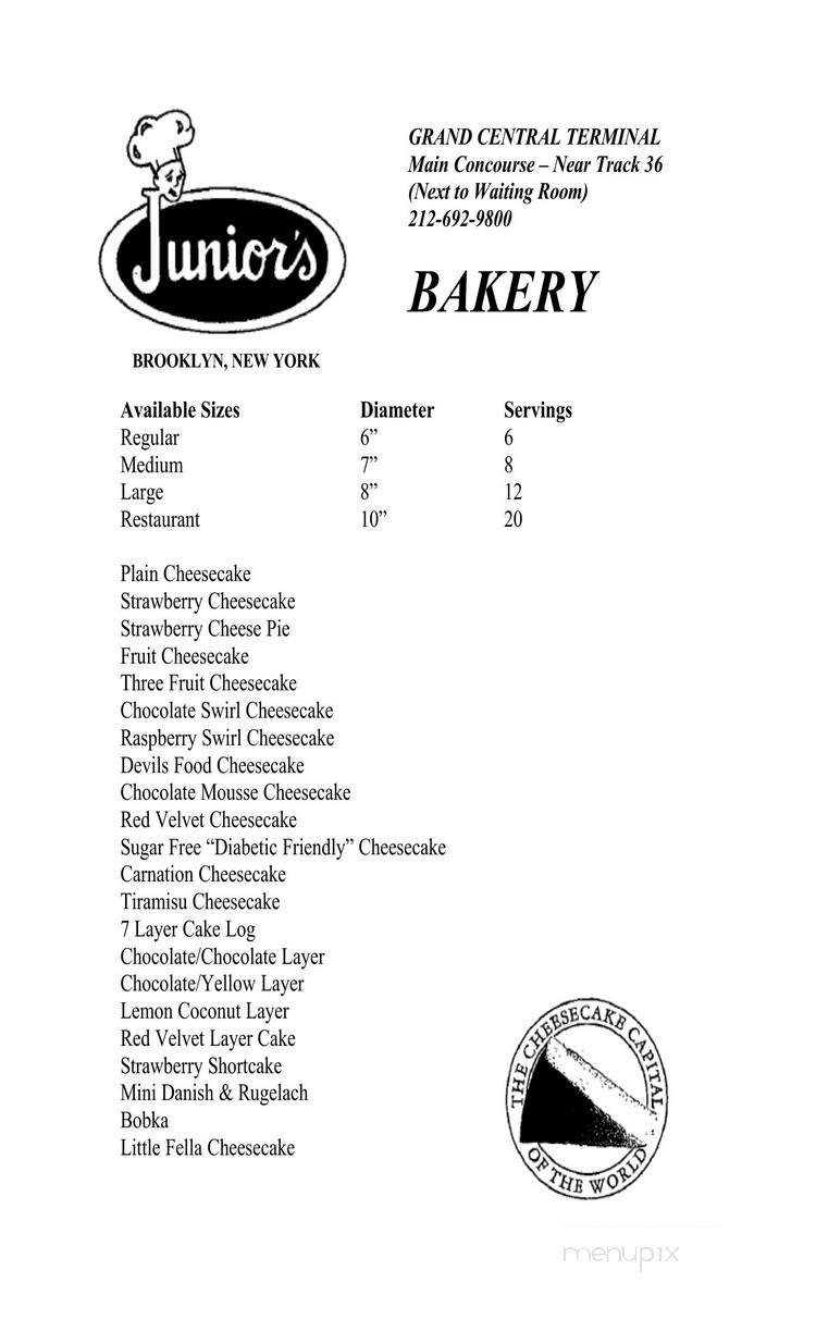 Menu page 1